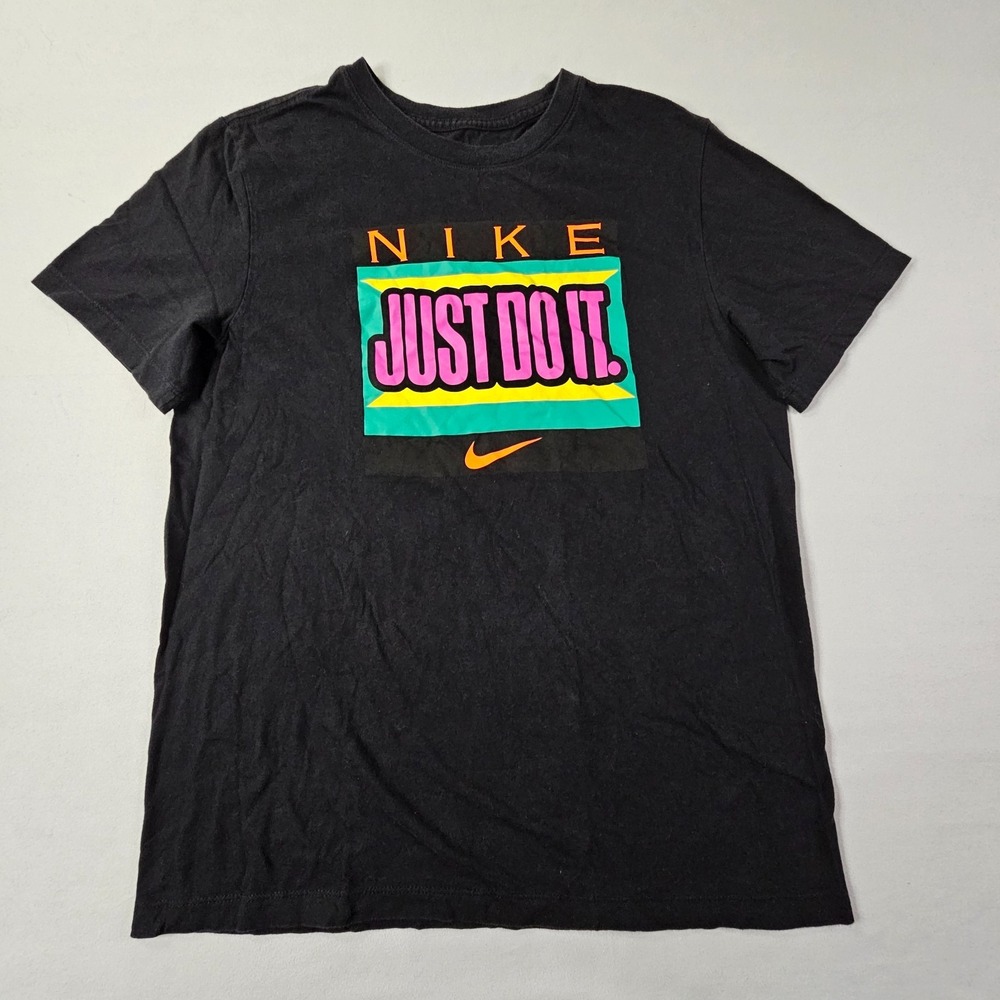 Nike Just Do It Black Short Sleeve T-Shirt Men's M